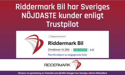 Riddermark Bil Omdöme: Vi har Sveriges nöjdaste kunder